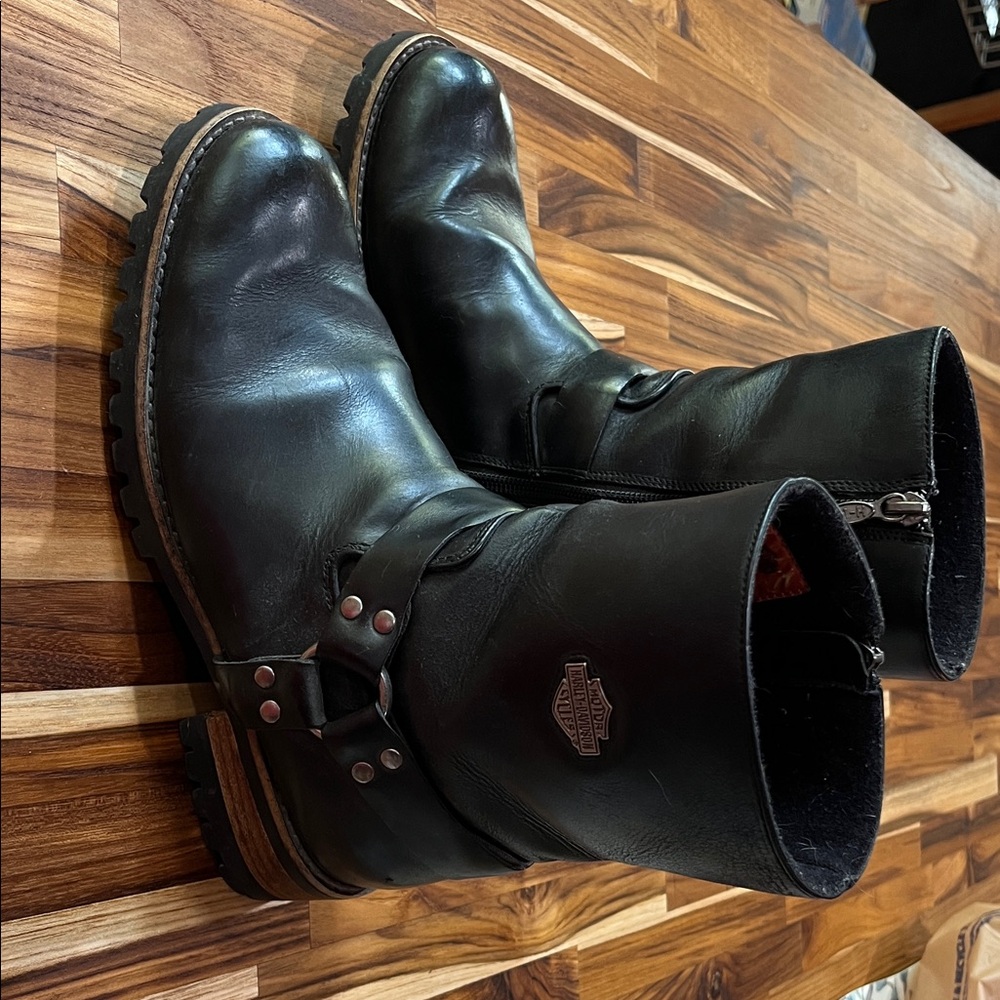 Harley-Davidson Women’s Black Leather Riding Boots